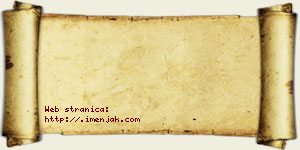 Jana Trišović vizit kartica